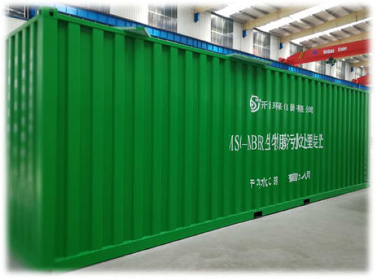 Containerisiertes Klärwerk 100m3/D der Abwasserbehandlungs-Maschinen-MBBR
